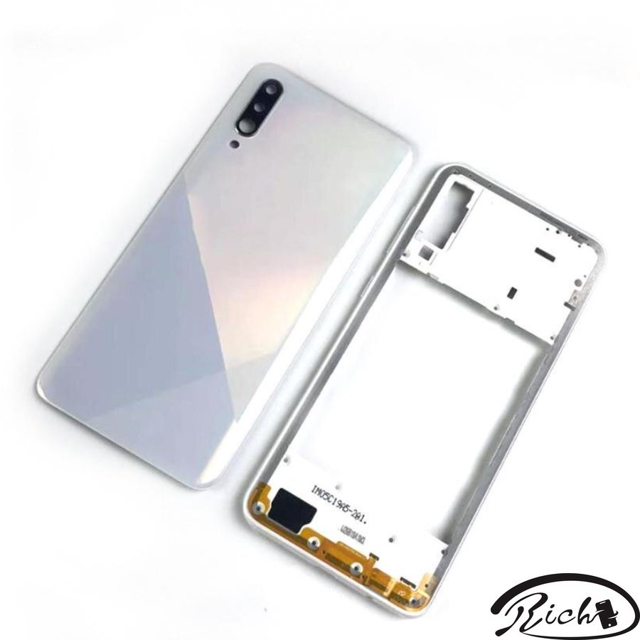 อะไหล่กรอบกลาง พร้อมฝาครอบแบตเตอรี่ เลนส์กล้อง และกาว สําหรับ Samsung Galaxy A30s A307F A307FN A307G