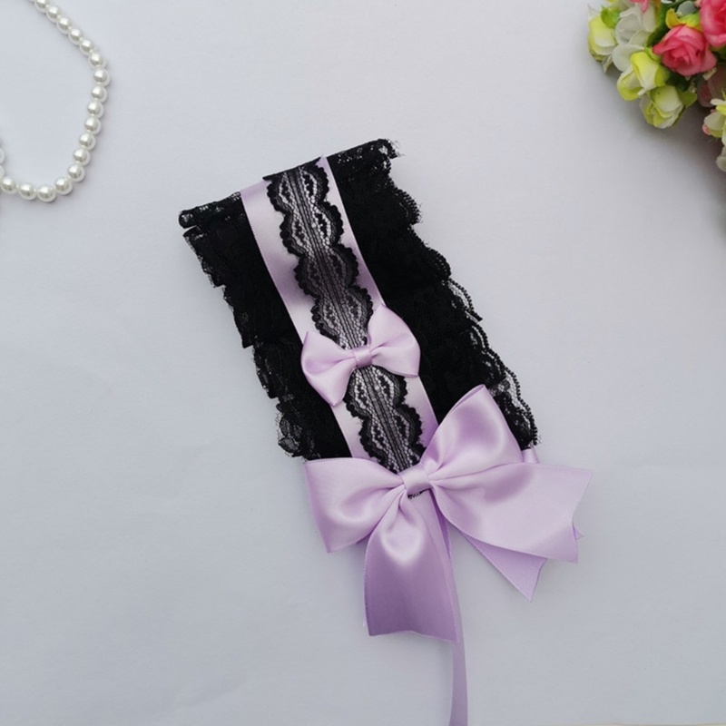 Cozy อะนิเมะแม่บ้านแถบคาดศีรษะ Lolita เครื่องแต่งกายสาว Party Props ผู้หญิงลูกไม้ริบบิ้นแถบคาดศีรษะ ราคา ถูกที่สุด ดีลบีเคเค แกลเลอรีภาพที่ 8