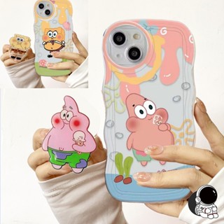 Amk เคสโทรศัพท์มือถือ แบบใส ลายสพันจ์บ็อบ สําหรับ OPPO A17K A16K A17 A91 A55 A54 A93 A94 A76 A74 A16 A15 A35 A57 A71 A77 A3S A5S A39 A57 A77S A57S RENO 8T 8 7 6 5 4 3 7Z 8Z LITE 5G เคสโทรศัพท์ STDBL