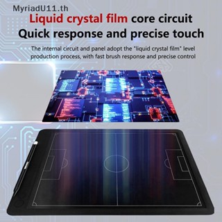 Myriadu บอร์ดโค้ชอิเล็กทรอนิกส์ หน้าจอ Lcd ขนาดใหญ่ 15 นิ้ว สําหรับฝึกซ้อมฟุตบอล