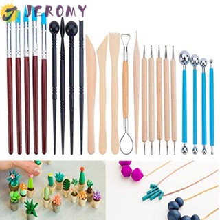 JEROMY Beginners Carving Tool Embossing Color Shapers Modelling Tools Set Clay Wooden Sculpture Professional Pottery Sculpting Ball Stylus