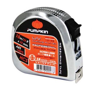 PUMPKIN PRO ตลับเมตร CND-7525 7.5 ม.X25 มม. CND-1025 10 ม.X25 มม. ตัวตลับ ผลิตจากพลาสติก ABS แท้ 100% คุณภาพดี