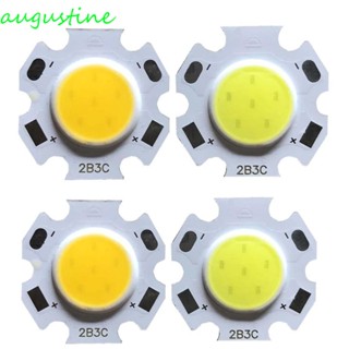 Augustine หลอดไฟ Led ทรงกลม 300mA Diy พลังงานสูง 3W 5W 7W 10W Cob ชิปไฟฉาย