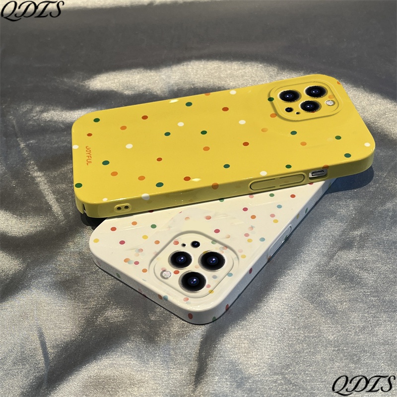 เคสโทรศัพท์มือถือแบบแข็ง บางมาก ลายจุด สร้างสรรค์ สําหรับ Apple 1214pro 11 7max 138 V775