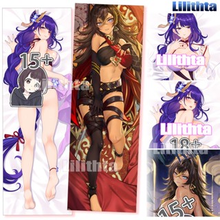 ปลอกหมอน พิมพ์ลายการ์ตูนอนิเมะ Dakimakura Genshin Impact Dehya Raiden Shogun สําหรับตกแต่งบ้าน