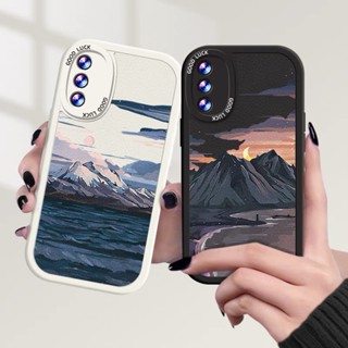 เคสโทรศัพท์มือถือ แบบนิ่ม ป้องกันกล้อง ลายภูเขา และดวงจันทร์ สําหรับ case Vivo Y27 V5 V9 T1 Y36 5G V27E V27 Pro V25 V25E Y35 Y11 Y12 Y15 Y17 Y19 Y91 Y93 Y95 Y91i S1 Pro Y91C Y1S Y12S Y20 Y20S Y12A Y30 Y50 Y15S Y21 Y21S Y33S Y21T Y33T V23 V23E Y31 Y16 Y22S