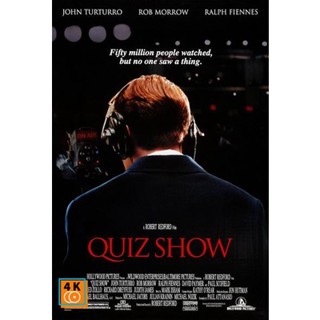 หนัง DVD ออก ใหม่ Quiz Show (1994) ควิสโชว์ ล้วงลึกเกมเขย่าประวัติศาสตร์ (เสียง ไทย /อังกฤษ | ซับ ไทย/อังกฤษ) DVD ดีวีดี