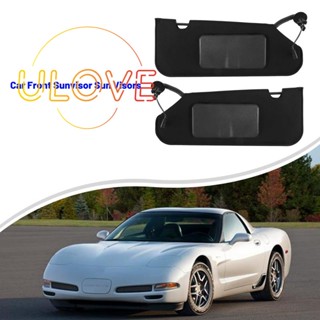 8231006 ที่บังแดด พร้อมกระจก และไฟ LED สําหรับ Chevrolet Corvette C6 2005-2013