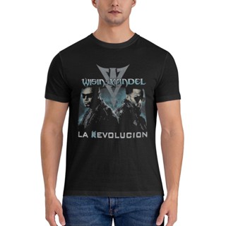 เสื้อยืด ลาย Wisin Y Yandel La Revolucion หลากสี ขายส่ง