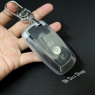 ปลอกหุ้มกุญแจ เคสใสซีทรู รีโมท Ford Everest 2022 Keyless แบบบางพิเศษเข้ารูป สวยงาม สัมผัสบางเบา ปกป้องรีโมท (Ultra Thin