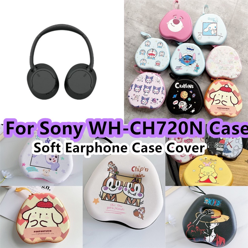 Fast Shipment สําหรับ Sony WH-CH720N หูฟังโทรศัพท์มือถือการ์ตูนความจุสูงสําหรับ Sony WH-CH720N ชุดหู