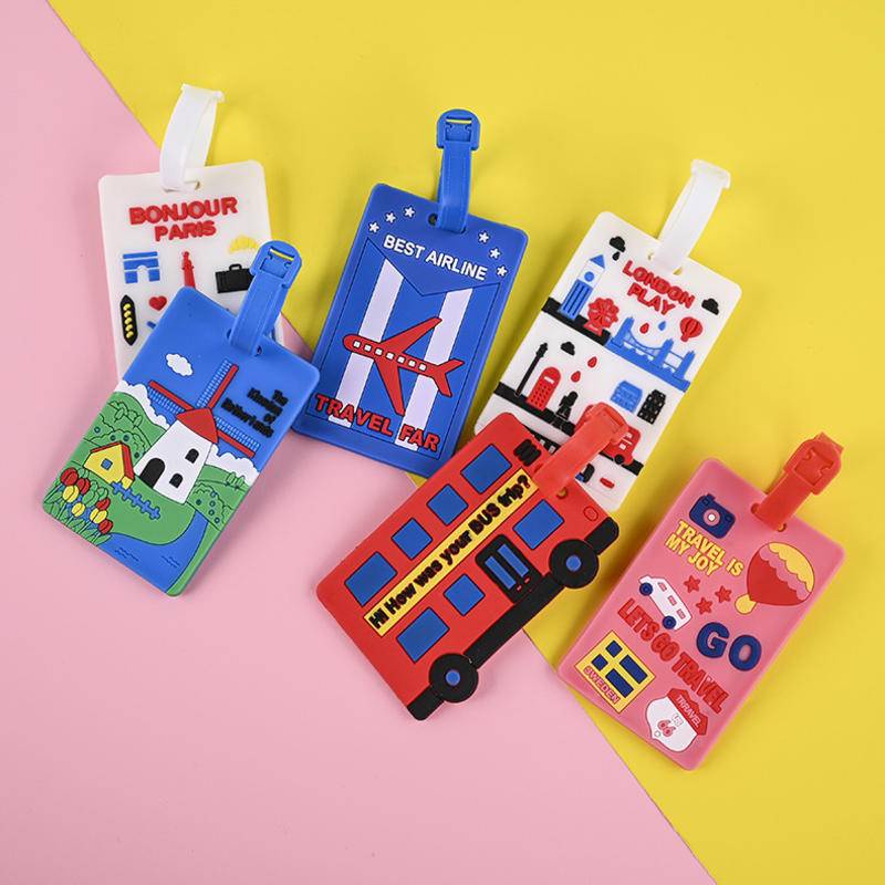 ✨ส่งไวจากไทย✨ป้ายห้อย สําหรับติดกระเป๋าเดินทาง PVC travel luggage tag