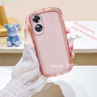 ใหม่ เคสโทรศัพท์มือถือแบบนิ่ม ใส กันรอยเลนส์กล้อง แฟชั่น สําหรับ OPPO A98 5G OPPOA98 5G 2023