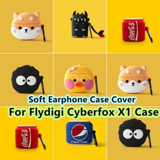 【Trend Front】เคสหูฟัง แบบนิ่ม ลายการ์ตูน สําหรับ FLYDIGI Cyberfox X1 FLYDIGI X1