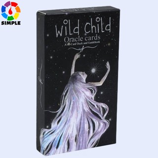 Wild Child Oracle 40pcs Card Deck Indie Oracle Deck Beautifully Illustrated Tarot Card Game