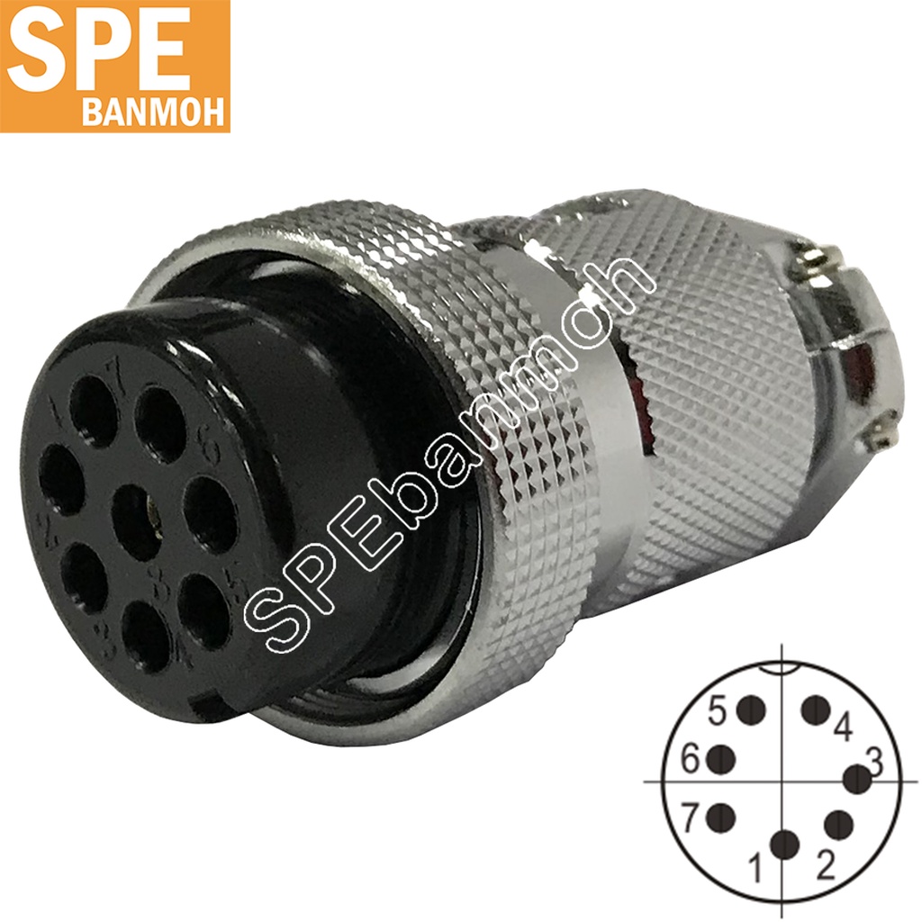 [ 1 ชิ้น ] GX30-JW-07 7P เมียต่อสาย