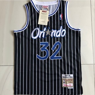 เสื้อกีฬาบาสเก็ตบอล ปักลาย NBA Orlando Magic No.32 Shaquille ONeal 436188