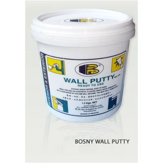 ฺBosny เคมีโป้วผนัง วอลล์พัตตี้ บอสนี่ ขนาด 0.5 กก. เฉดสี ขาว