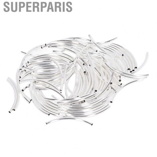 Superparis 100pcs Paper Clips Portable Mini Electroplating Metal Paper Clips For Office TUA