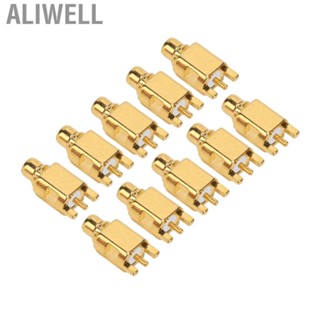 Aliwell 10Pcs MMCX Connector MMCX JE Connector Solder 3 Pin For PCB  Cable