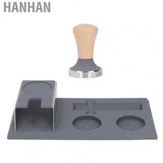 Hanhan Coffee Tamper Mat   Slip Coffee Tamper Pad Compact Stainless Steel and Silicone  for Baristas