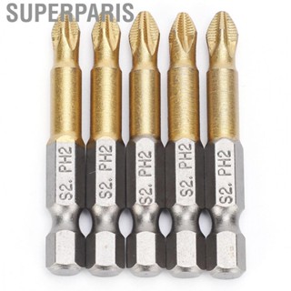 Superparis 5PCS Crosshead Bit  Bit Set For Industry