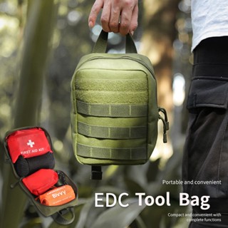 Luc กระเป๋าปฐมพยาบาลฉุกเฉิน ไนล่อน 600D EDC สําหรับตั้งแคมป์ เดินป่า ผจญภัย