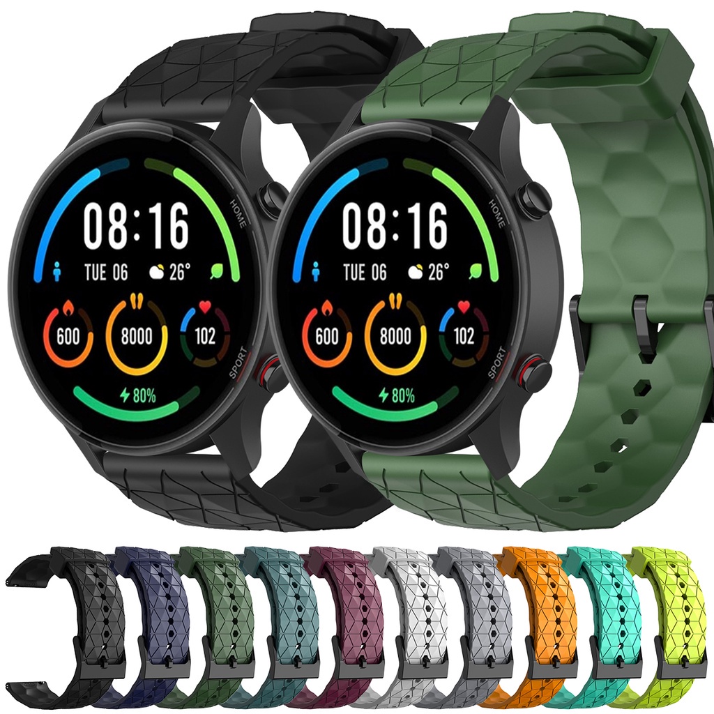 สายนาฬิกาข้อมือซิลิโคน สําหรับ Xiaomi Mi Watch Xiaomi Mi Watch EDN สายนาฬิกาข้อมือ ลายฟุตบอล Samrt แ