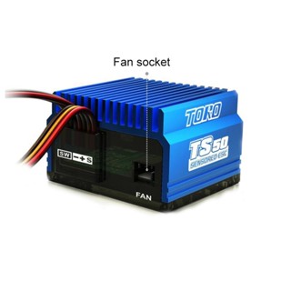 Skyrc TS50 50A ESC เซนเซอร์ไร้แปรงถ่าน พร้อม 6V 2A BEC รองรับเซนเซอร์มอเตอร์ไร้แปรงถ่าน สําหรับรถบักกี้ และรถทัวร์ริ่ง 1/10