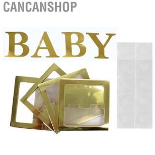 Cancanshop Clear Baby Boxes  Baby Shower Balloon Box DIY Making  for Party Decoration