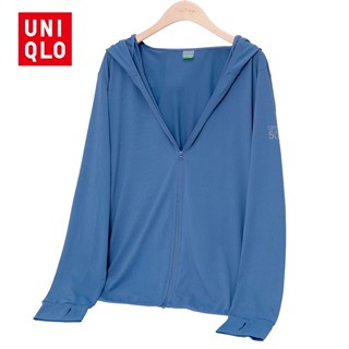 Uni.qlo UPF50 + เสื้อแจ็กเก็ตลําลอง กันแดด ระบายอากาศ แห้งเร็ว สําหรับผู้ชาย