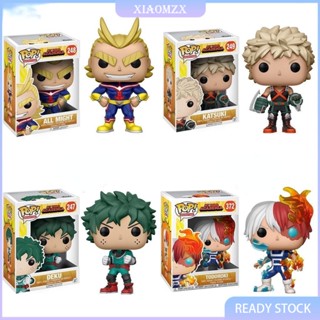 Funko Pop! ฟิกเกอร์ My Hero Academia Midoriya Izuku #247 / Bakugou Katsuki #249 / ทั้งหมดอาจ #248 / Todoroki Shoto #โมเดลตุ๊กตาฟิกเกอร์ PVC ไวนิล 372 Anime ของเล่นสะสม สําหรับเด็ก