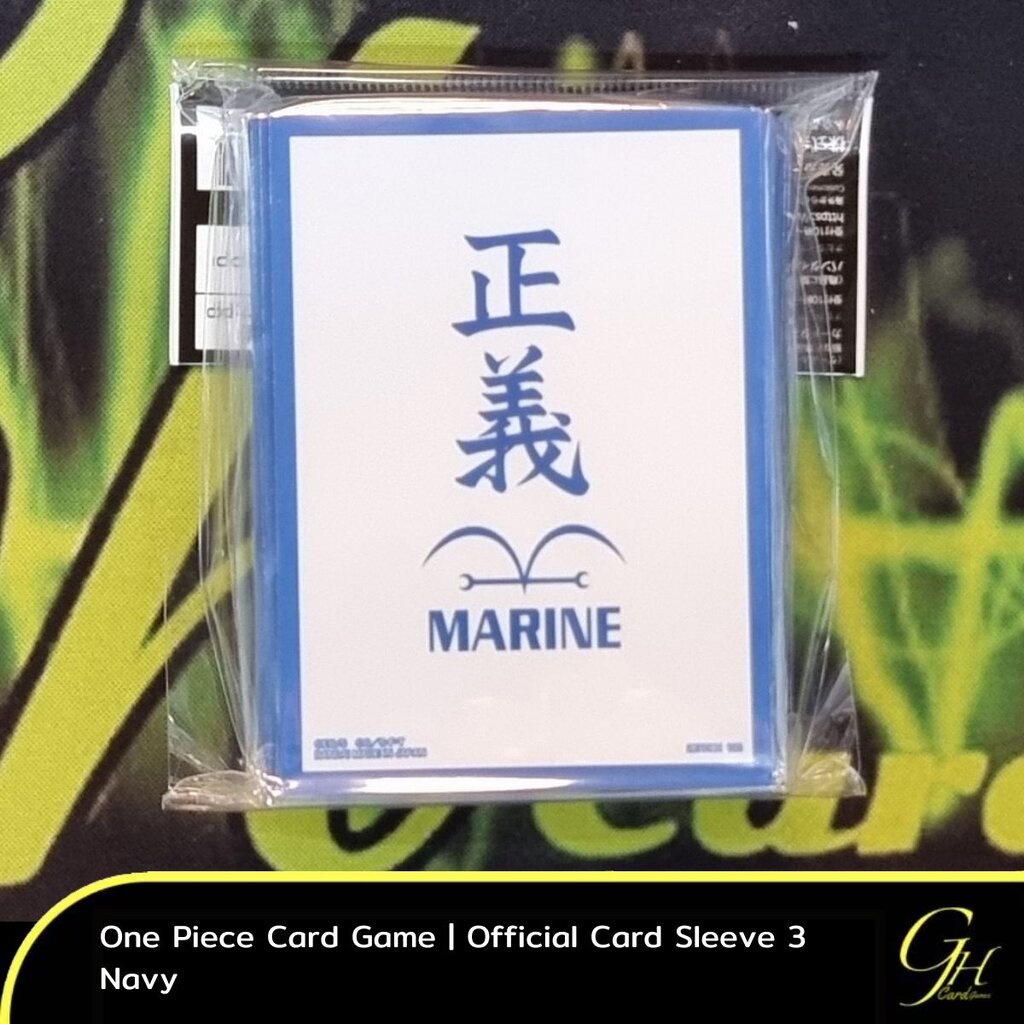 One Piece Card Game [Sleeve003-03] One Piece Card Sleeve - Official Card Sleeve 3 - Navy