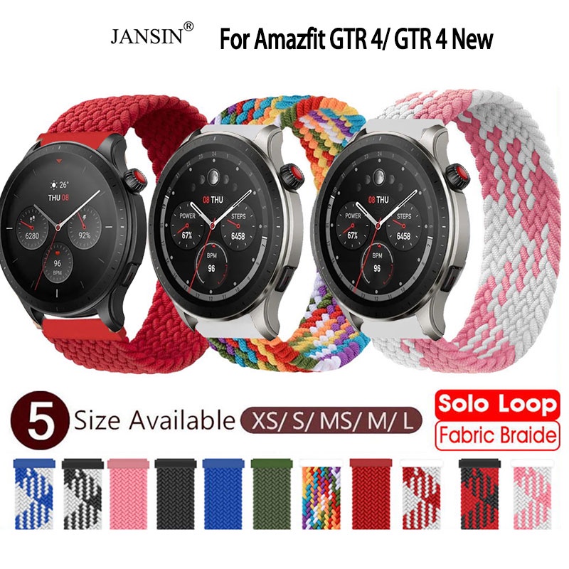 สาย Amazfit GTR 4 New ชนิดผ้าถัก สายเดี่ยว สำหรับ Amazfit GTR4 GTR 4 New smart watch สมาร์ทวอทช์