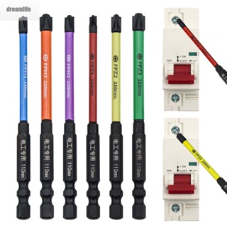 【DREAMLIFE】Professional Special Slotted Screwdriver Bits Set for Air Switches (6Pcs FPHFPZ)