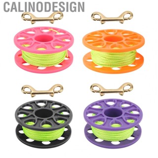 Calinodesign Diving Reels 30 Meters Cable Length Dive Reel Fluorescent Green Line for Cave Diving