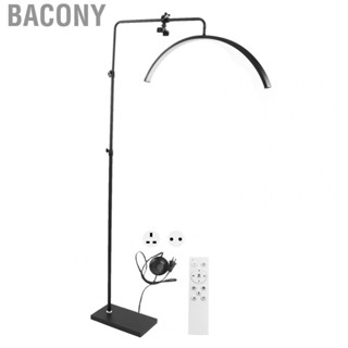 Bacony 27 Inch Half Moon Beauty Light  Half Moon Floor Light Adjustable Brightness 50W Adjustable Color Temperature  for Live Video Recording Shooting