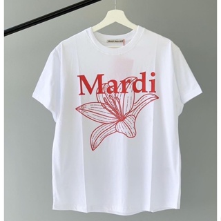 📦พร้อมส่ง  Mardi Mercredi ผ้าฝ้ายบริสุทธิ์ T-shirt