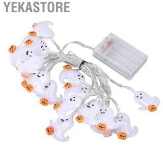 Yekastore Ghost String Lights 3 Meter  Steady And Flashing Modes Warm Light Scary YU