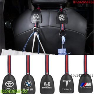 [พร้อมส่ง] ตะขอเกี่ยวพนักพิงศีรษะ เพื่อความปลอดภัย สําหรับ BENZ BMW Toyota Honda Volkswagen