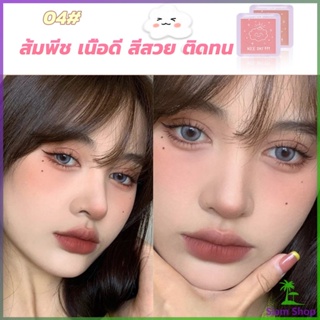 Siam บลัชออน บลัชออนโทนส้ม บรัชออนทาแก้ม เนื้อดี สีสวย ติดทน blush