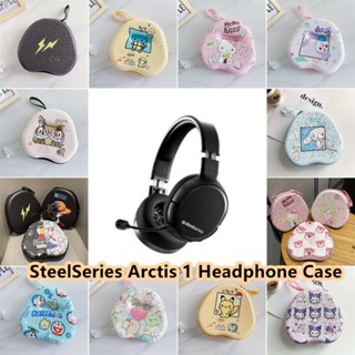  พร้อมส่ง! เคสหูฟัง ลายการ์ตูนสุนัขพุดดิ้ง สไตล์ฤดูร้อน สําหรับ SteelSeries Arctis 1 SteelSeries Arctis 1