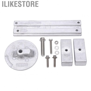 Ilikestore Aluminum Anode Kit  Chemical Resistant 826134A Flat Trim Tab Anode Long Lasting  for Verado Optimax Outboard