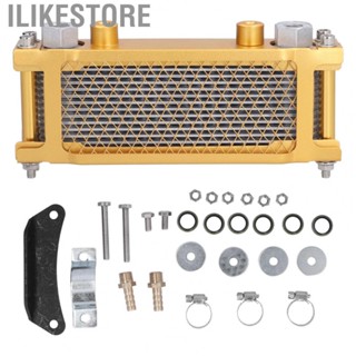 Ilikestore Trail Bike Oil Cooler  Extend Useful Life Reduce Engine Wear Motorcycle Engine Oil Cooler  for Dirt Bike for 125cc‑250cc Motorcycle