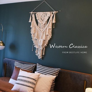 Macrame wall hanging​ มาคราเม่ ตกแต่งผนัง,สไตล์โบฮีเมียน