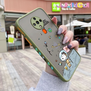 เคสโทรศัพท์มือถือ ซิลิโคนนิ่ม ขอบสี่เหลี่ยม กันกระแทก ลายการ์ตูนสนูปปี้ สําหรับ Tecno Spark 6 KE7