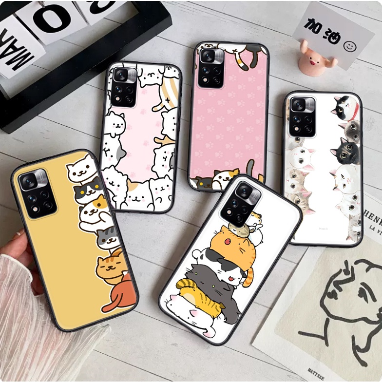 สําหรับ Huawei Nova 2i 2 Lite 3 3i 4E 5T 7 Y9 Prime 2019 นุ่ม Y134 แมวน่ารัก