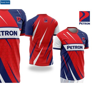 เสื้อยืดแขนสั้น พิมพ์ลาย Petron Jersey Sublimation สําหรับผู้ชาย และผู้หญิง ไซซ์ XS - 3XL