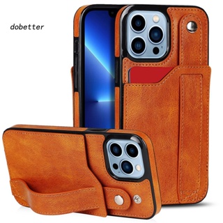 &lt;Dobetter&gt; เคสโทรศัพท์มือถือหนังเทียม กันฝุ่น น้ําหนักเบา สําหรับ iPhone 14