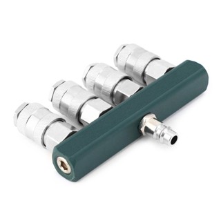 ตัวแยกสายเครื่องปรับอากาศ 4 ทาง พร้อมคัปเปลอร์ 4 ชิ้น 1 4 NPTPlug Durab